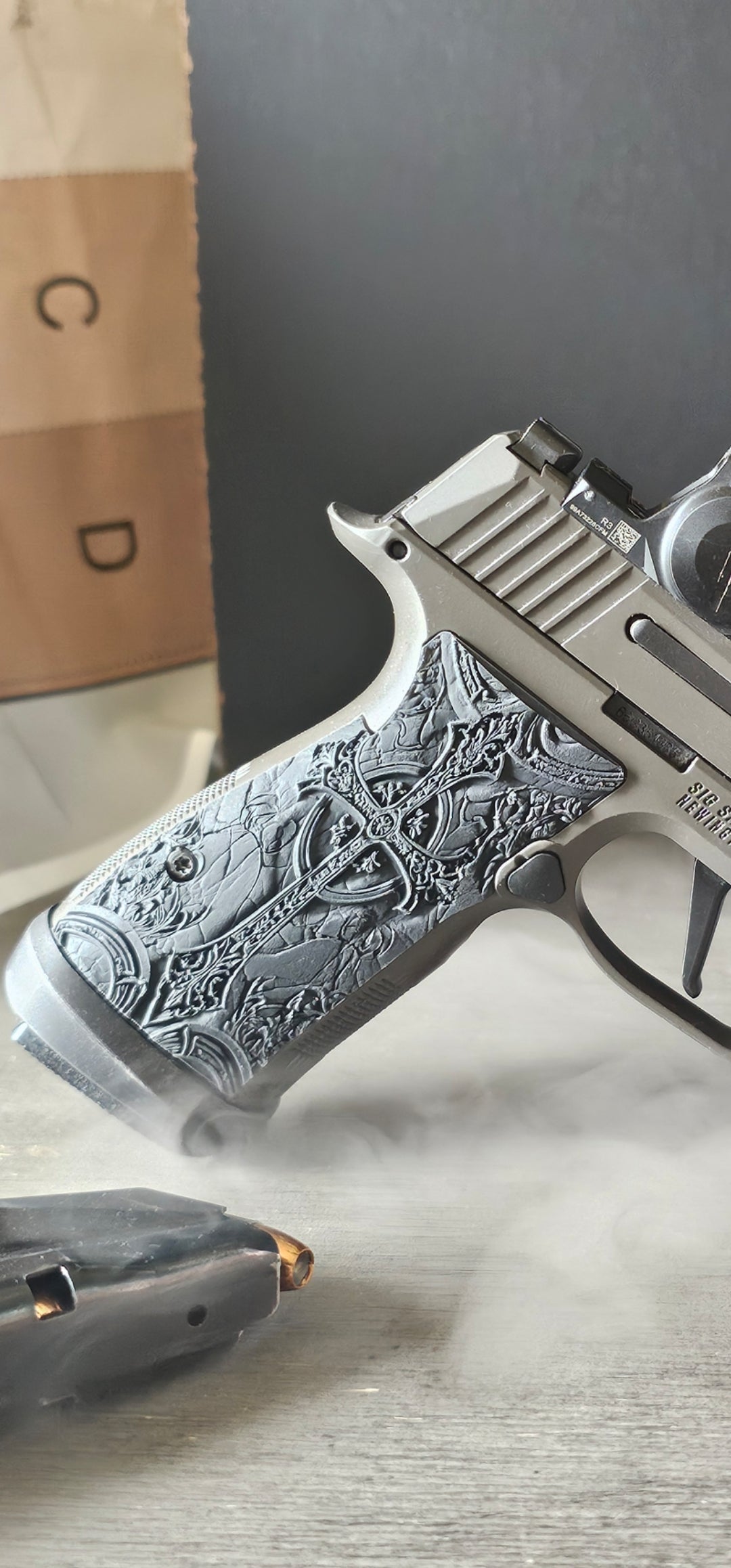 Sig Sauer P365 AXG Legion Grips - Cross 2