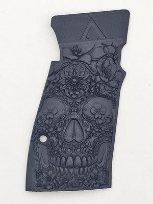 Sig Sauer P365 AXG Legion Grips Increased/Standard Thickness - Flower Skull