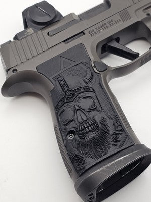 Sig Sauer P365 AXG Legion Grips Increased/Standard Thickness - Skull III