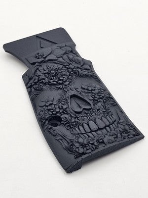Sig Sauer P365 AXG Legion Grips Increased/Standard Thickness - Flower Skull