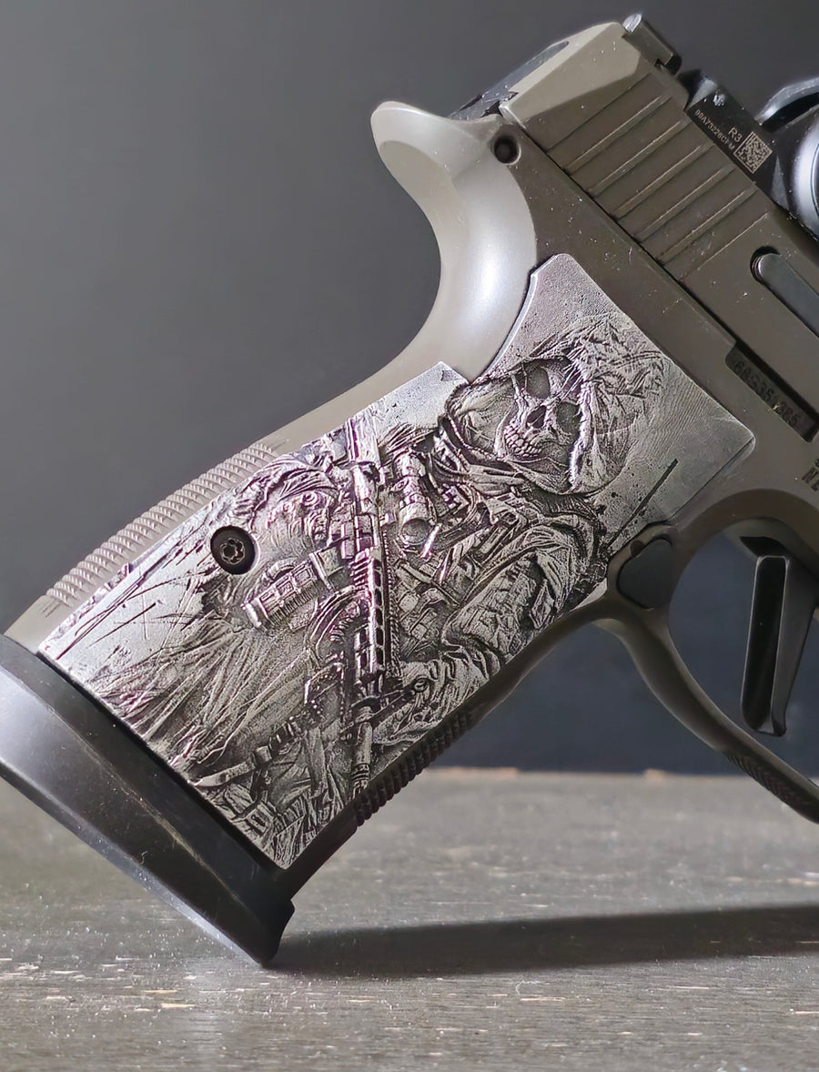 Custom P365 AXG Legion Grips | Artistry & Performance - Lambda
