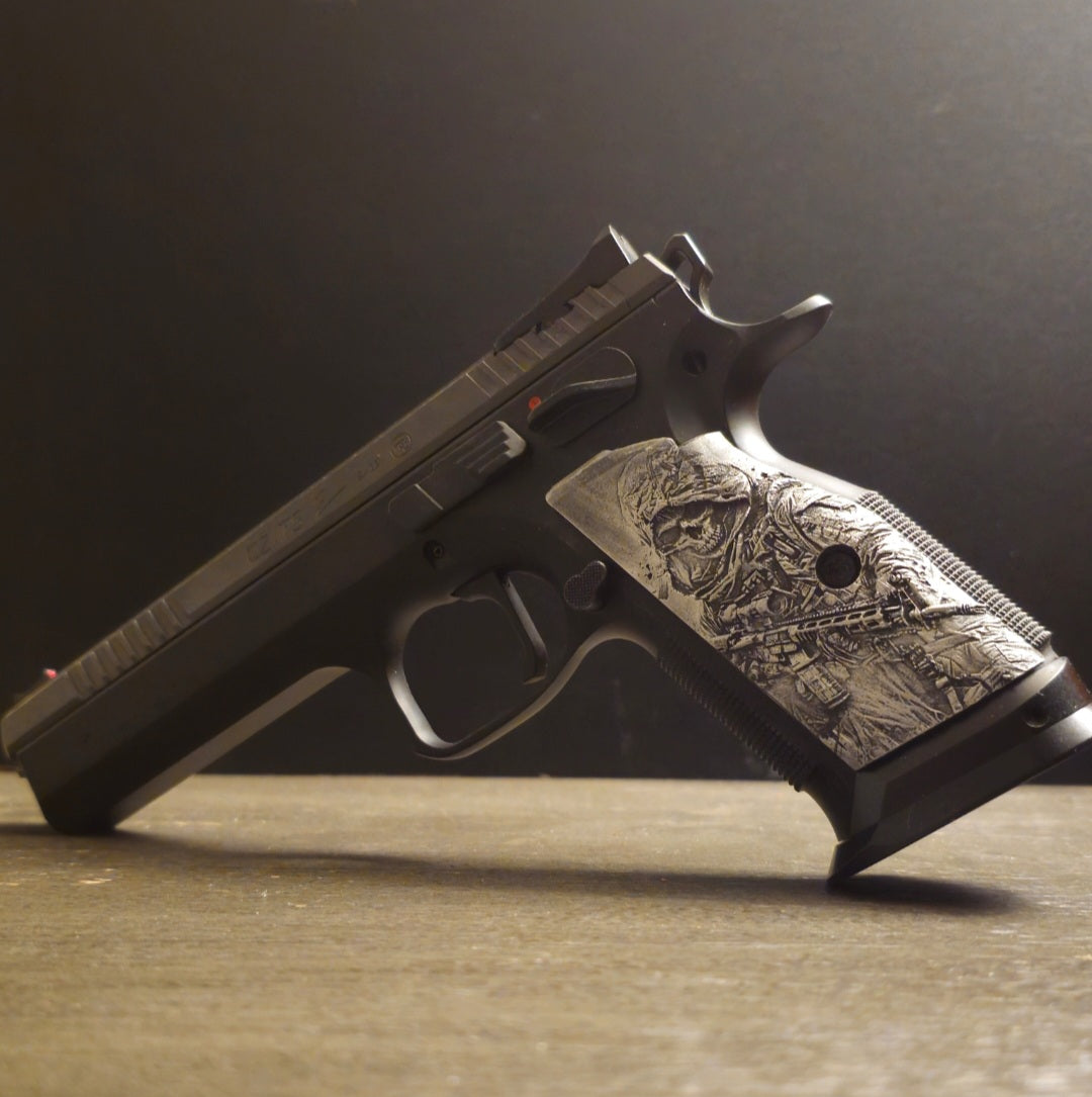 CZ TS 2 Pistol Grips - Ghost LTD