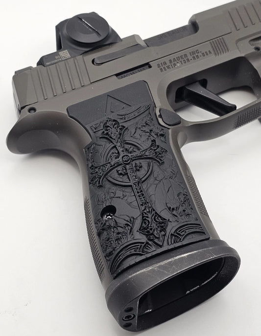 Sig Sauer P365 AXG Legion Grips - Cross