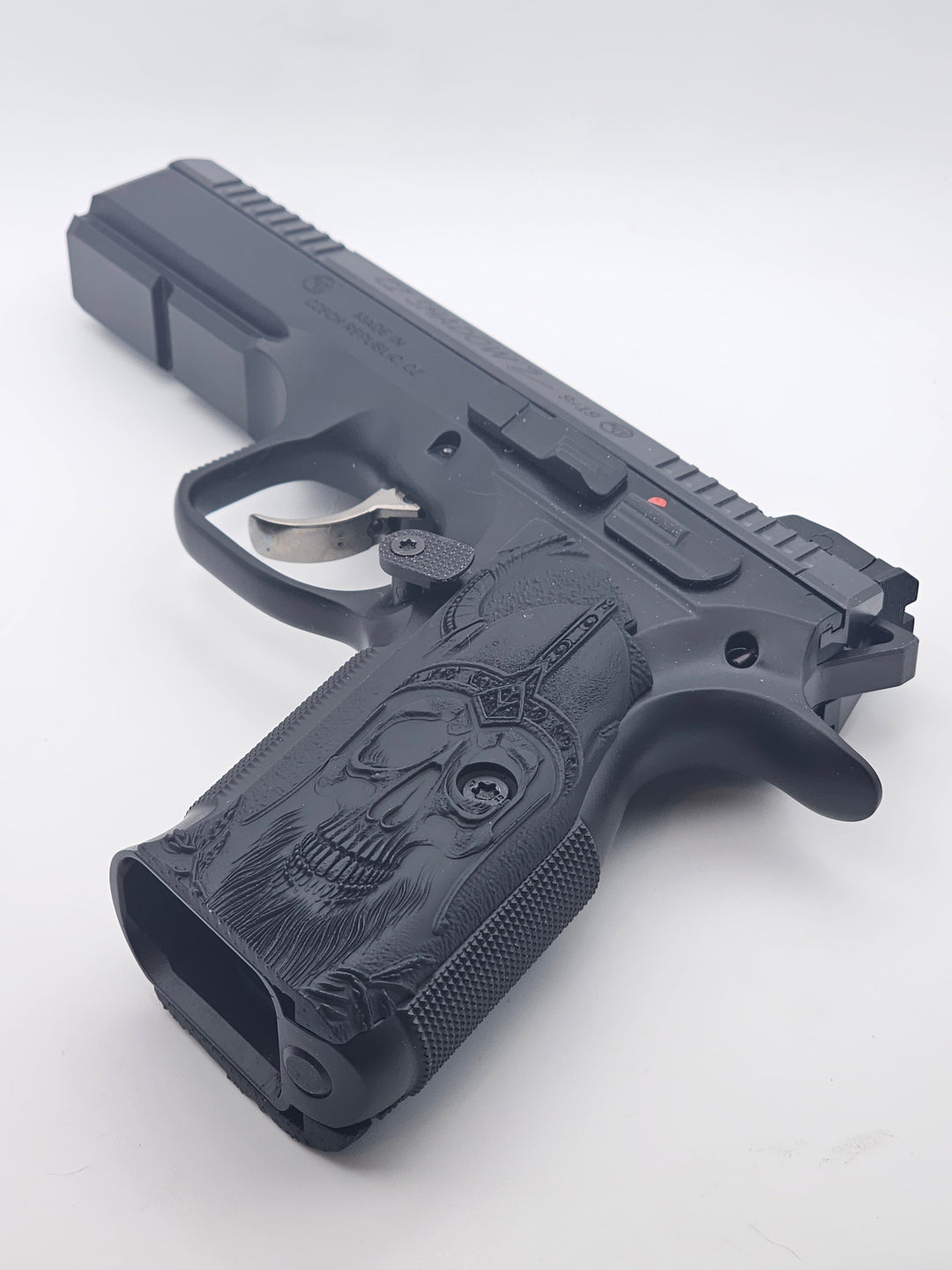 CZ Shadow 2 Pistol Grips - Thicker - Skull