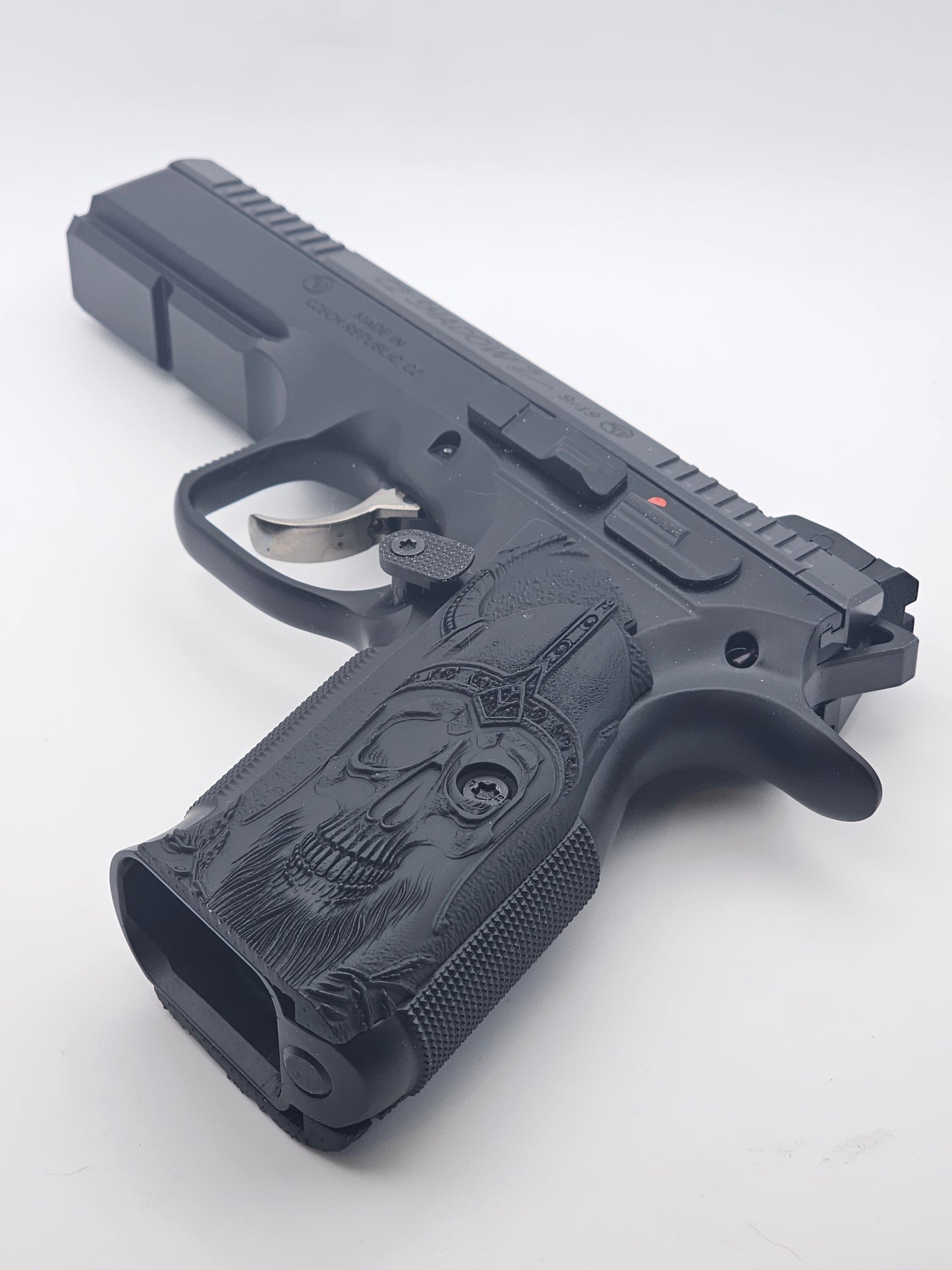 CZ Shadow 2 Pistol Grips - Thicker - Skull