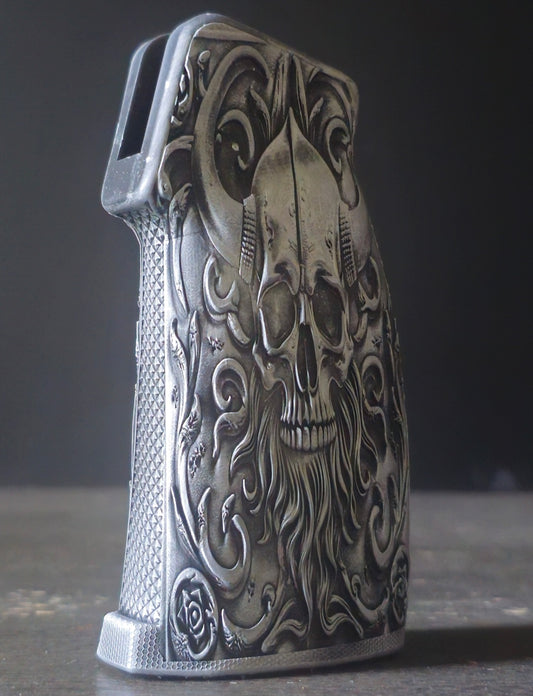 AR Vertical Pistol Grip - Skull LTD
